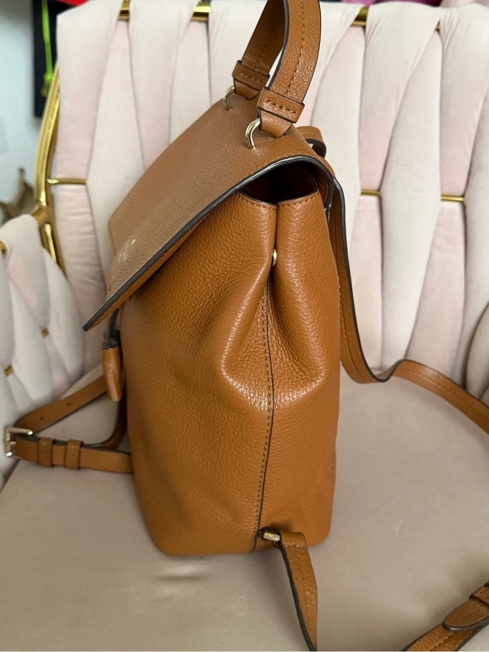 Kate Spade ♠️ Hayes Street Brown Leather Medium Backpack